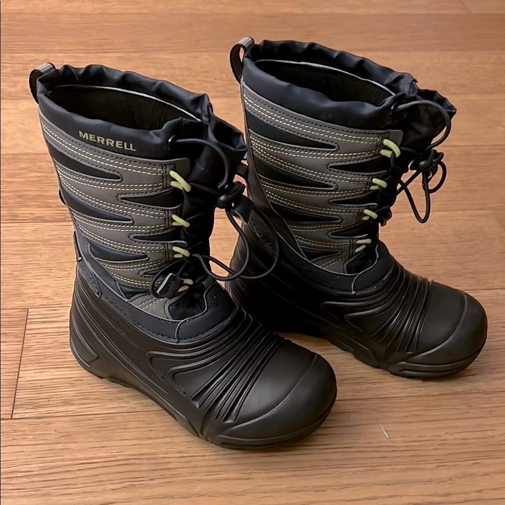 Merrell Black and Blue Winter Boots